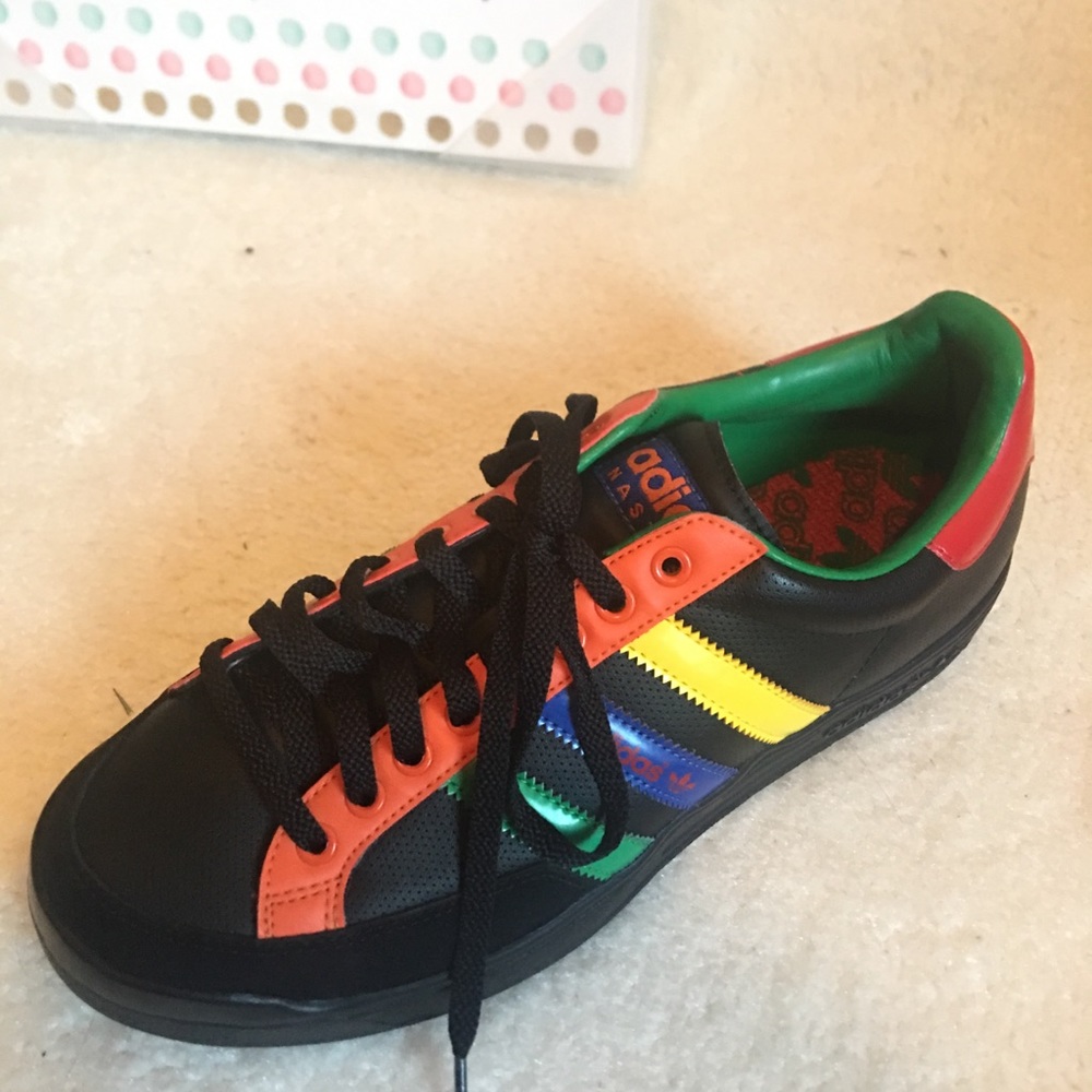 New Adias Nastaste Rainbow Sneakers